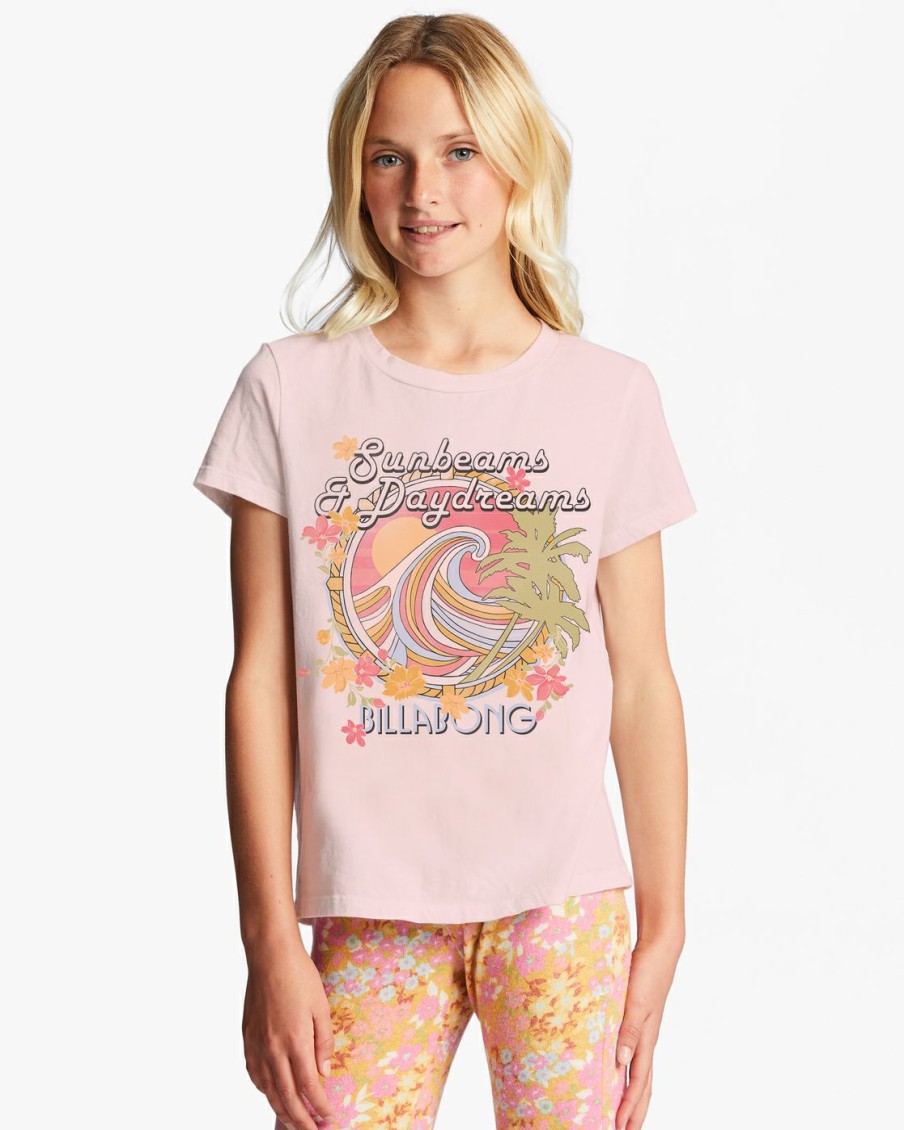 * Girls | Official Girl'S 4-16 Sunbeam And Day Dream Oversized T-Shirt Softpink