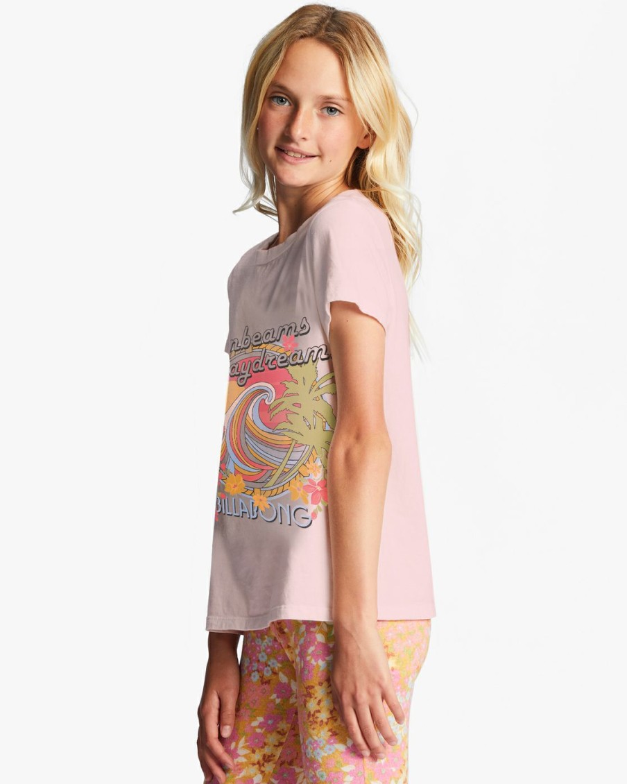 * Girls | Official Girl'S 4-16 Sunbeam And Day Dream Oversized T-Shirt Softpink