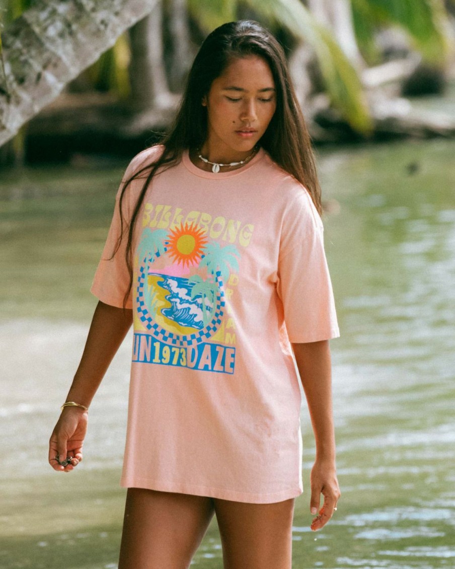 * Graphic Tees & Tanks | High Quality Sunny Daze Oversized T-Shirt Softnpeachy