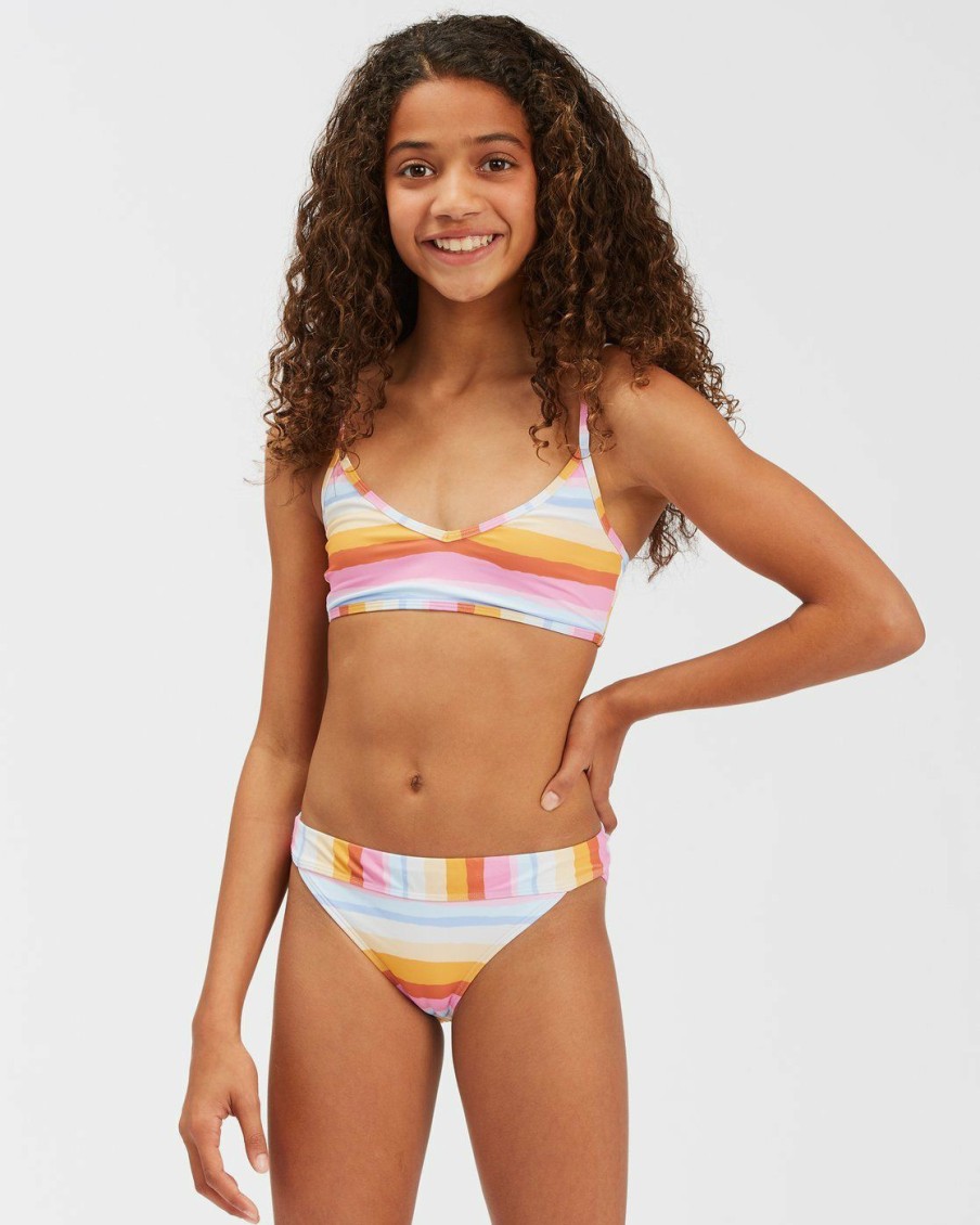 * Girls | Opening Sales Girls' Rising Sun Trilet Bikini Set Multi