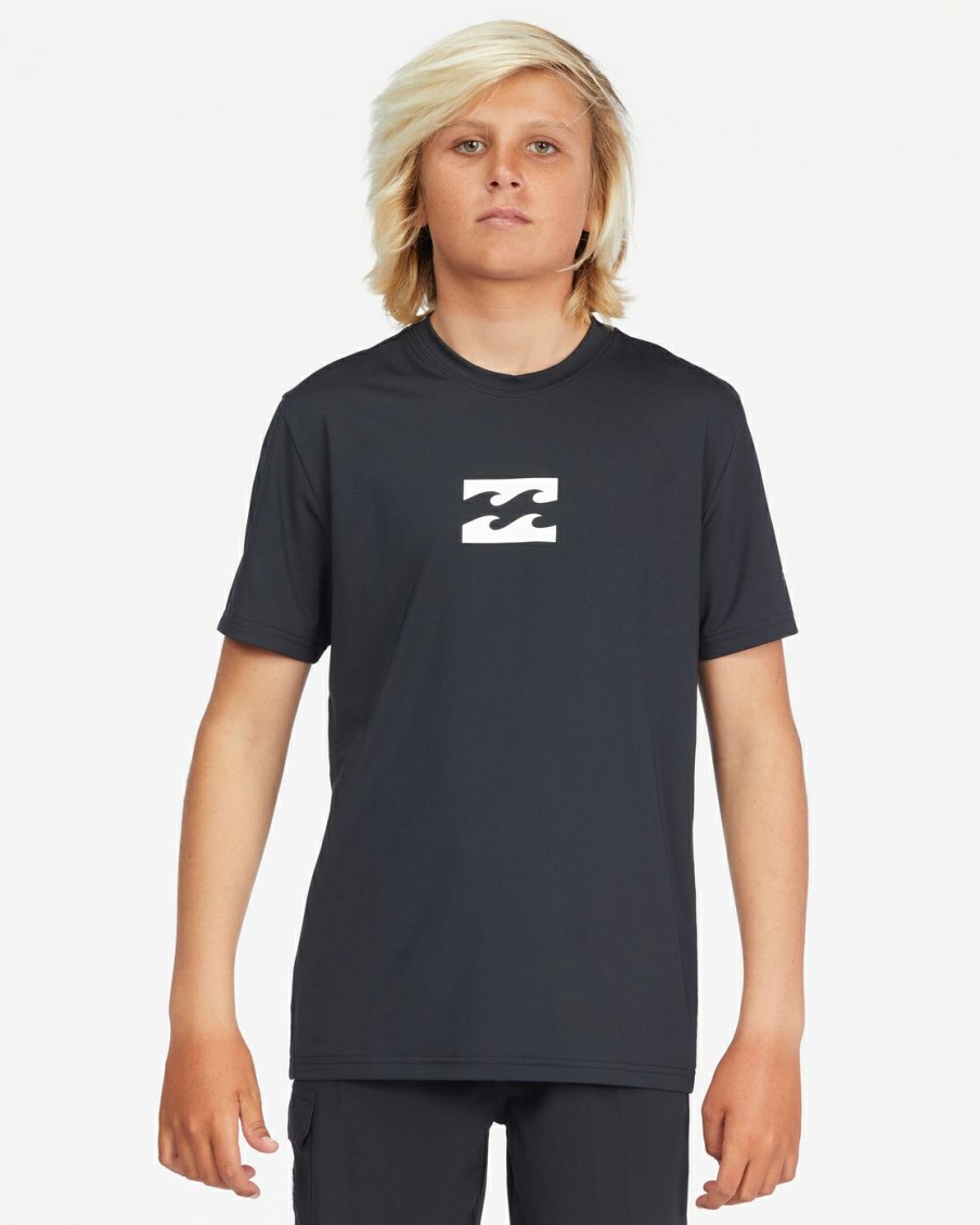 * Boys | Opening Sales Boy'S All Day Wave Loose Fit Short Sleeve Surf Tee