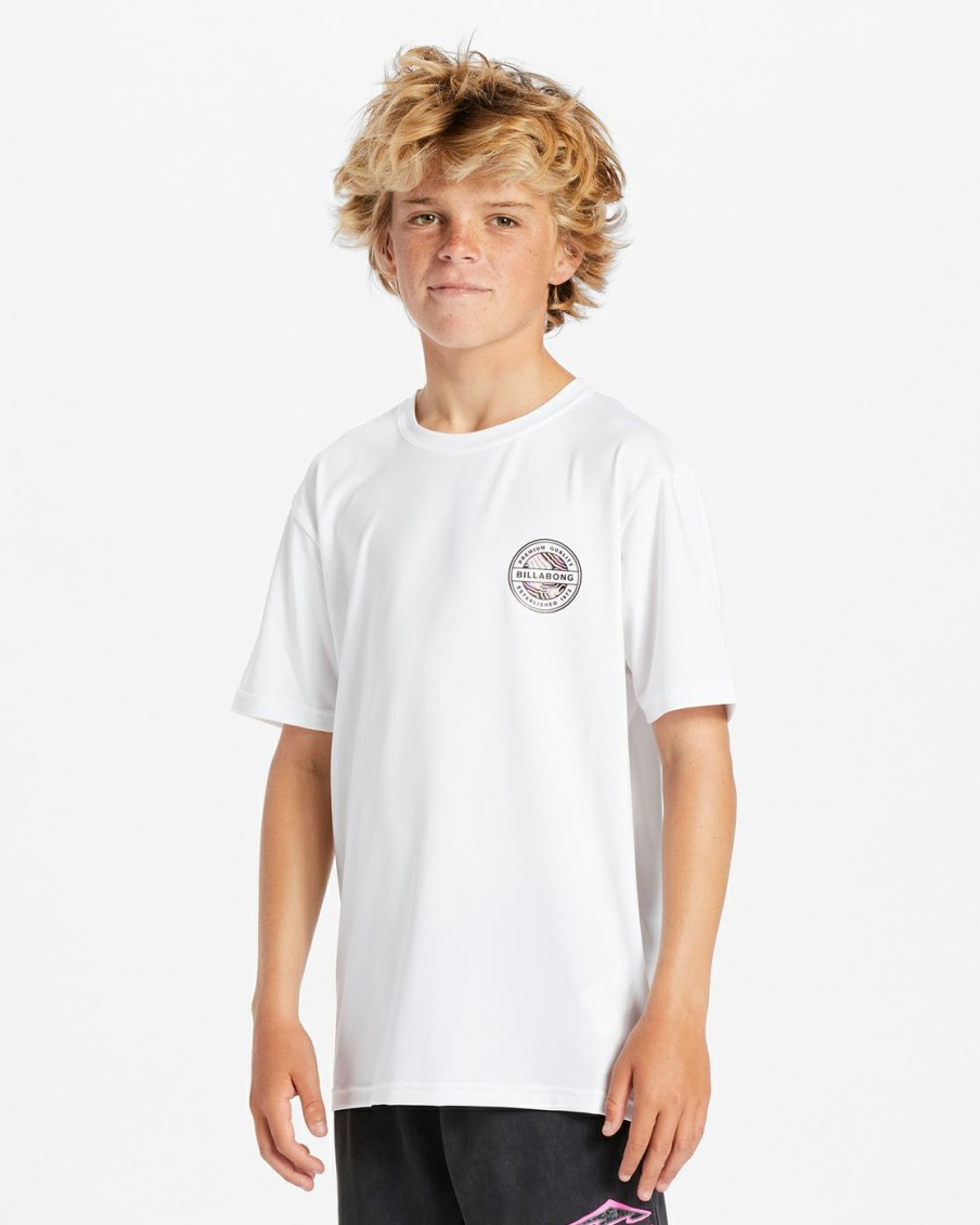 * Boys | Sale Rotor Kids Short Sleeve Upf 50 Surf T-Shirt