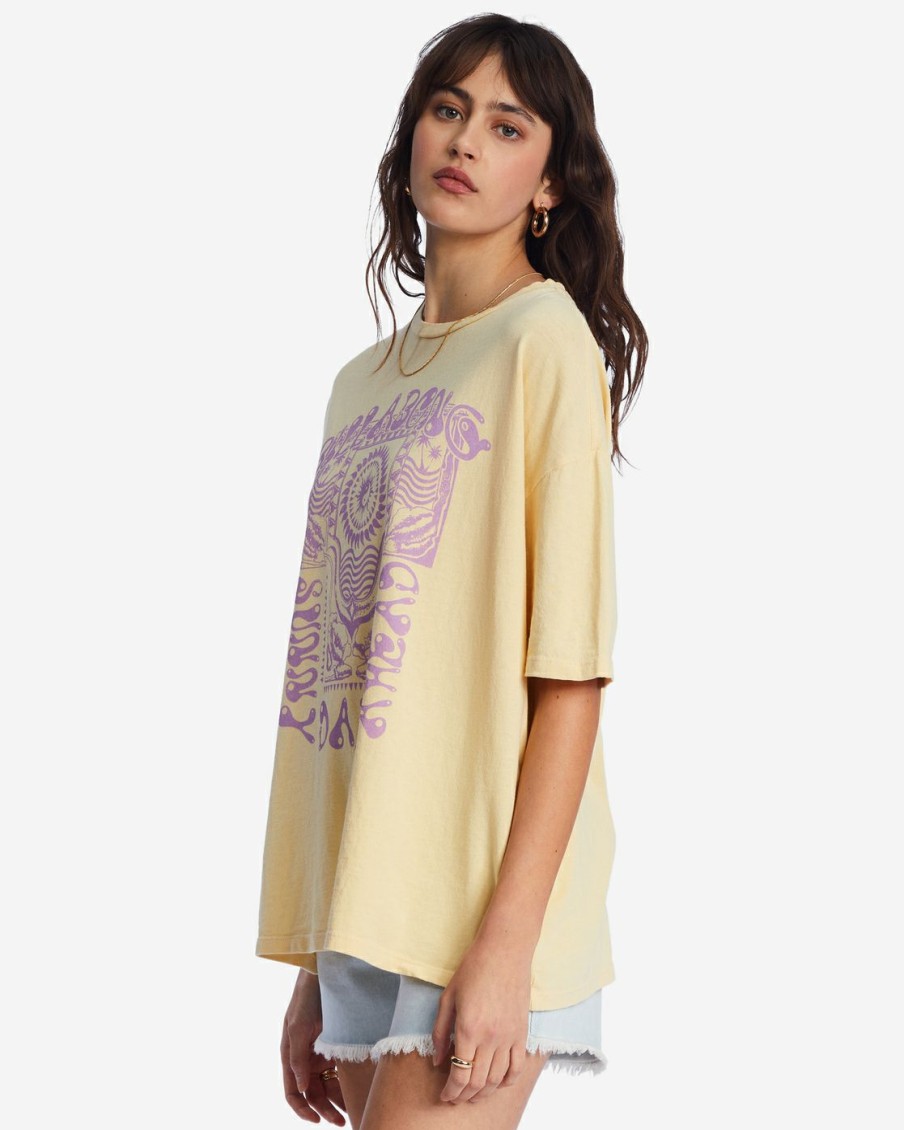 * Graphic Tees & Tanks | Bestsellers Future Is Bright Oversized T-Shirt Peachpunch