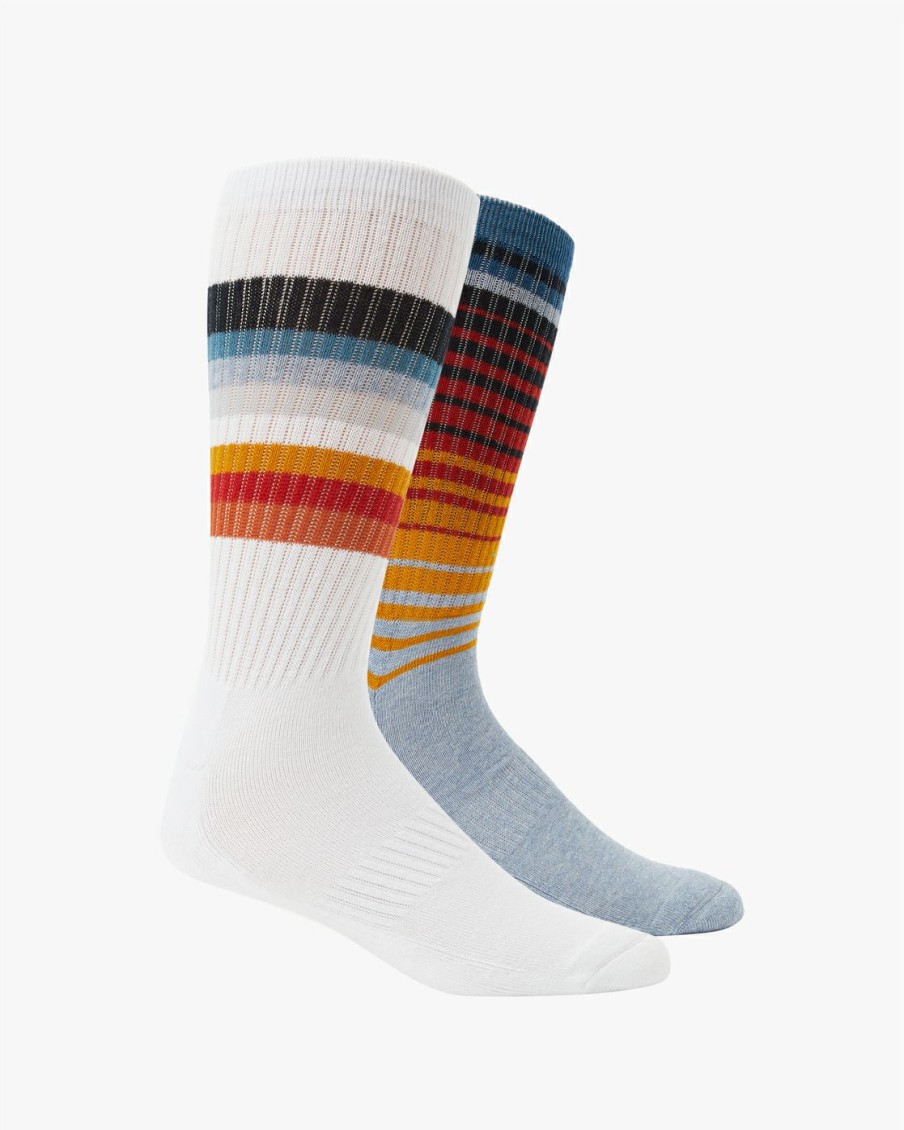 * Accessories | Excellent 2 Pack Faded Stripe Crew Socks