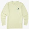 * Shirts | Opening Sales Lounge Wave Washed Long Sleeve T-Shirt Lightgreen