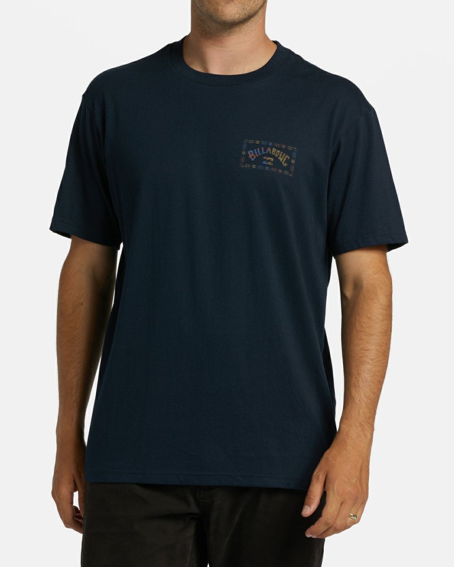 * Shirts | Discount Sale A/Div Arch Short Sleeve T-Shirt Navy