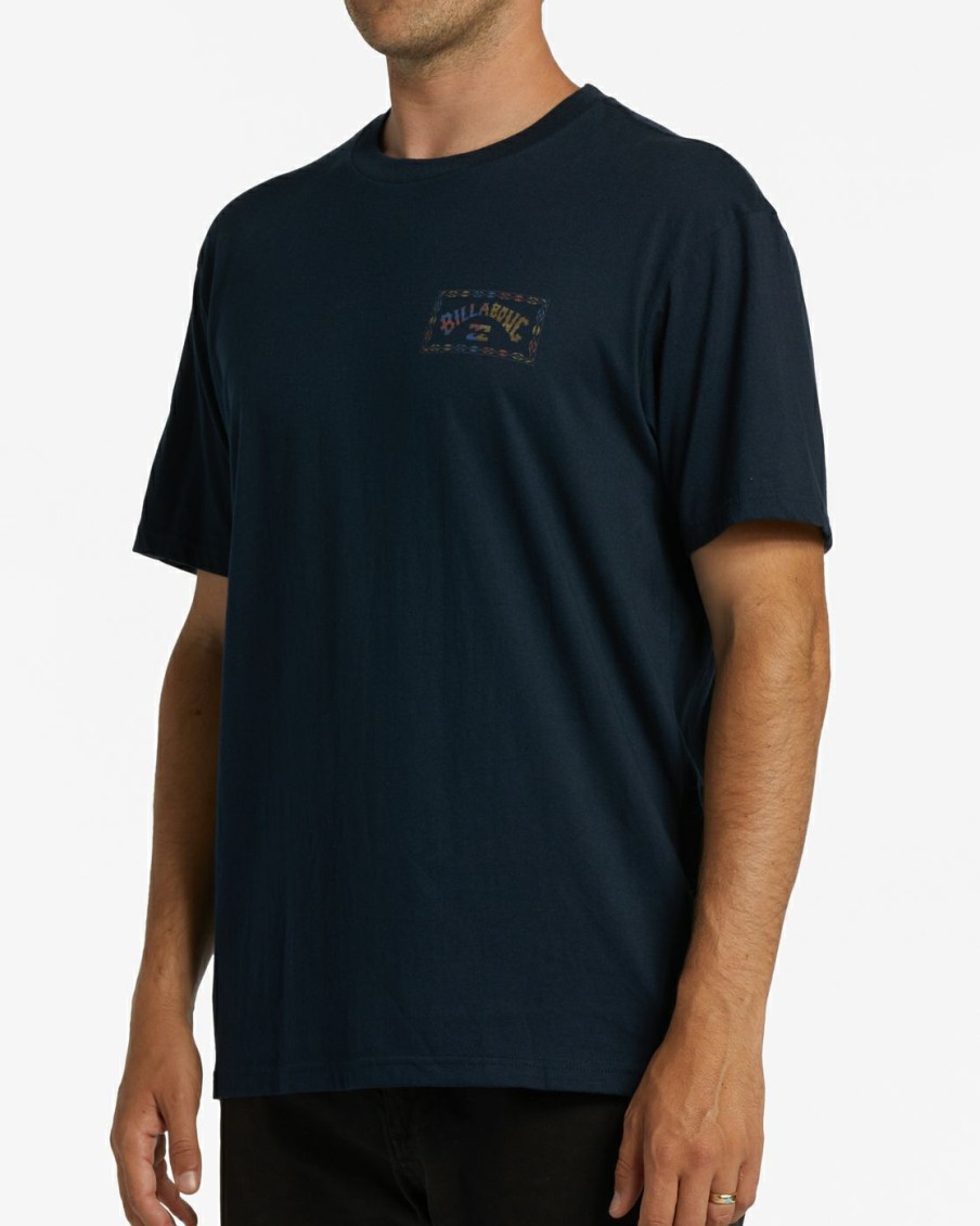 * Shirts | Discount Sale A/Div Arch Short Sleeve T-Shirt Navy