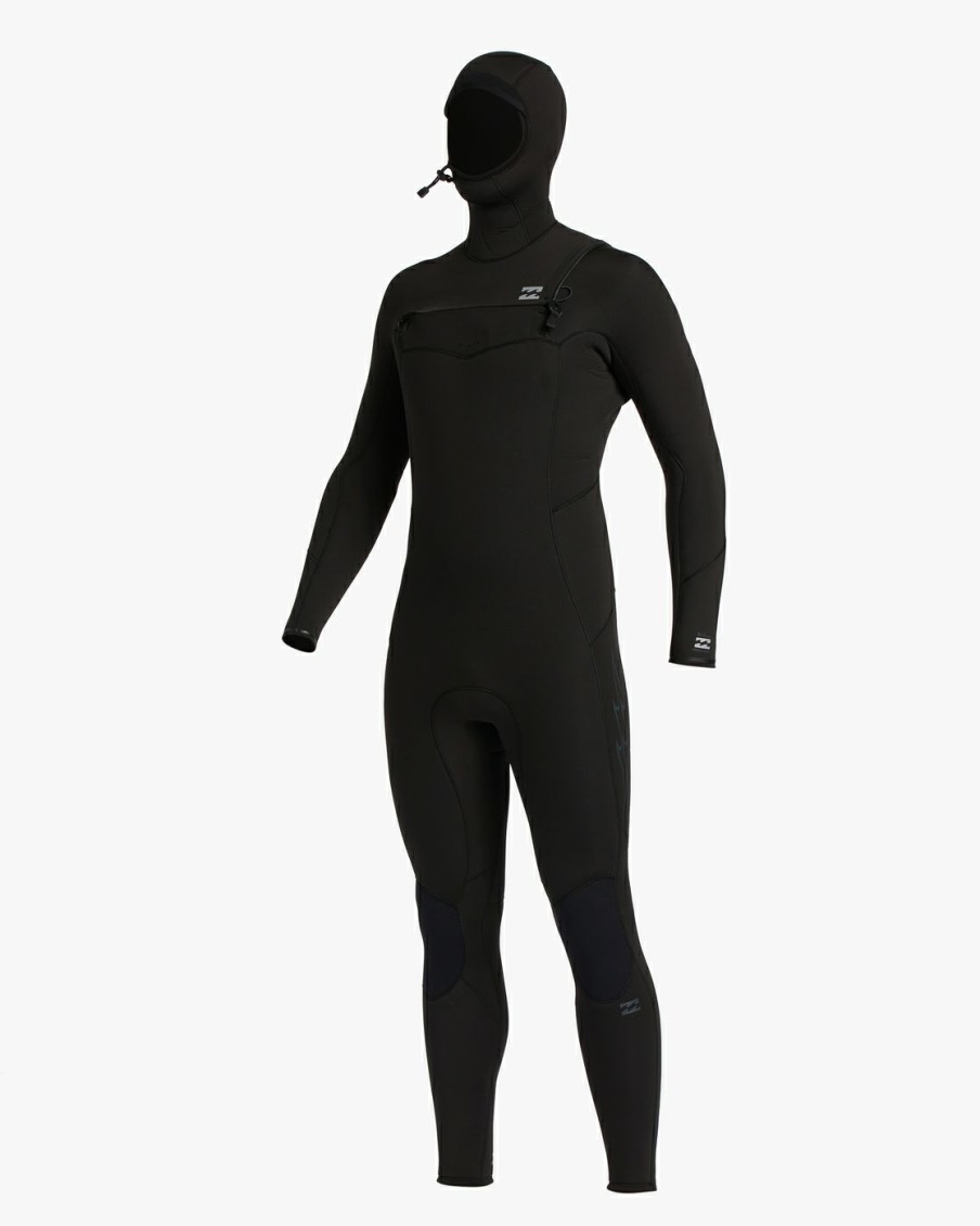 * Wetsuits | Discount Sale 5/4 Absolute Chest Zip Hooded Wetsuit Black