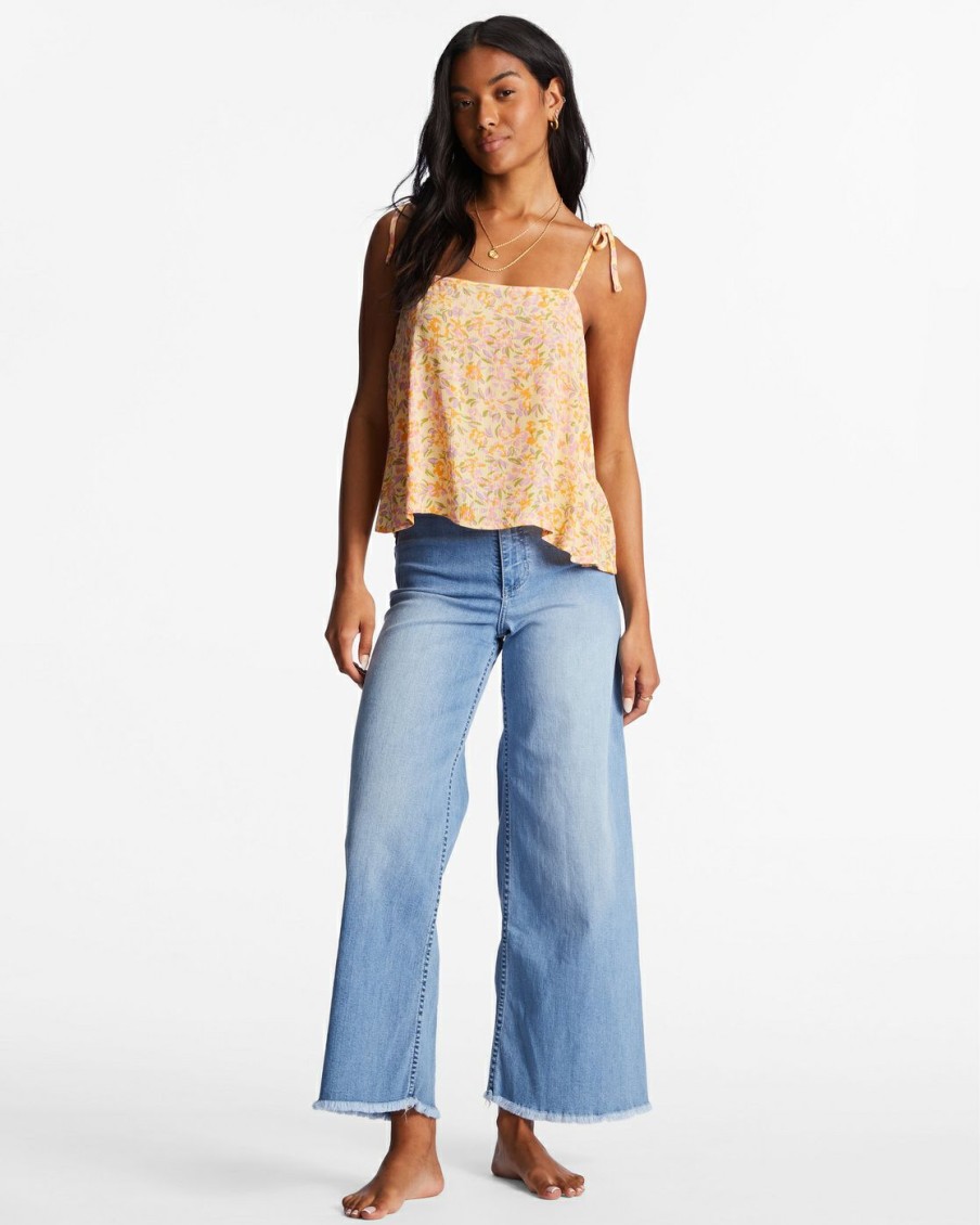 * Tops | Excellent Love The Sun Cami Top Peachpunch