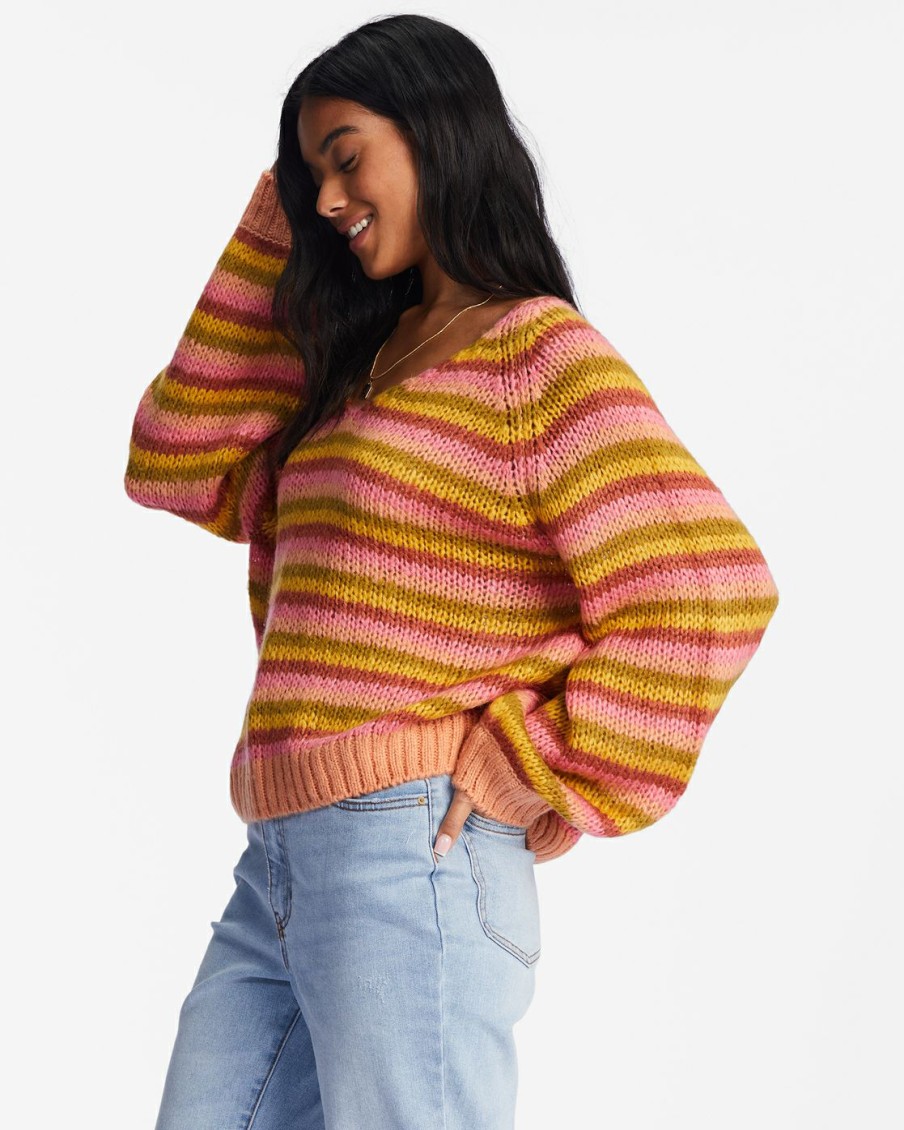 * Clothing | Special No Brainer V-Neck Pullover Sweater Canyonsunset