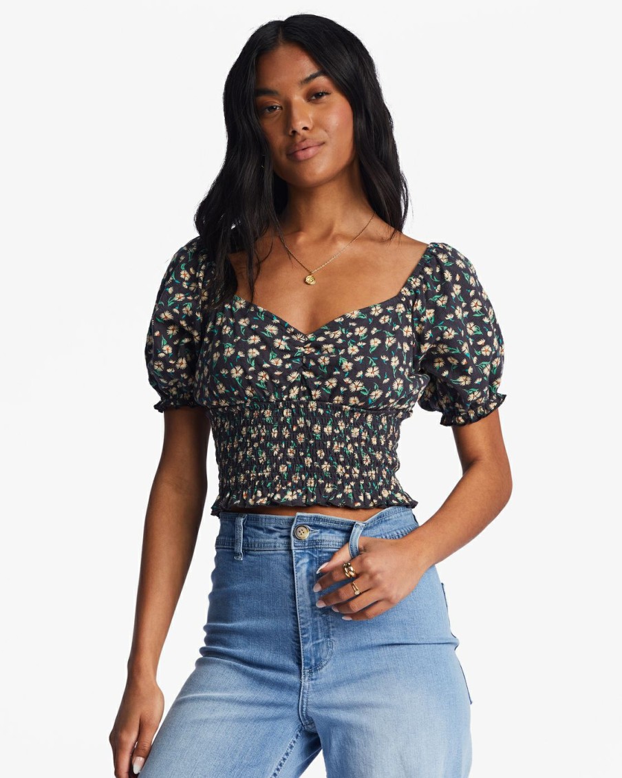 * Tops | High Quality Love Song Puff Sleeve Top