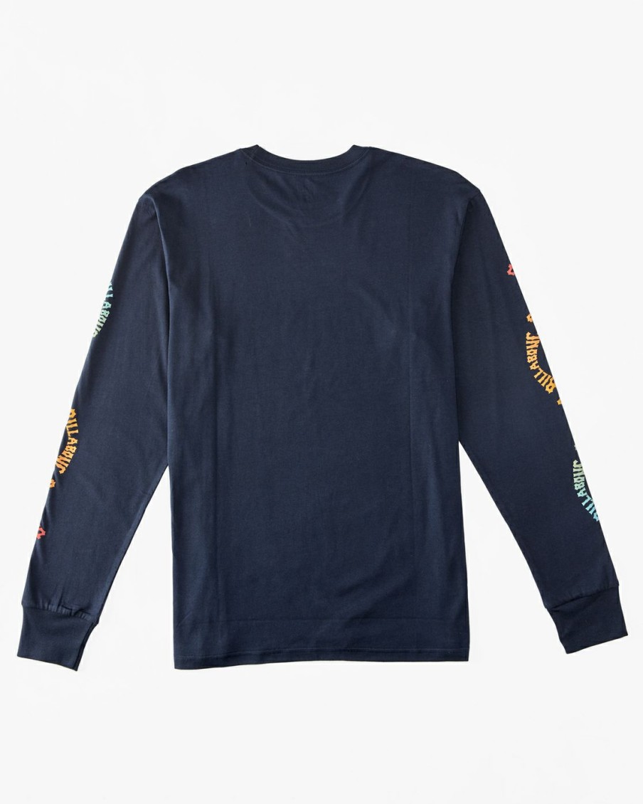 * Boys | Bargain Sale Snaking Arches Long Sleeve T-Shirt Navy