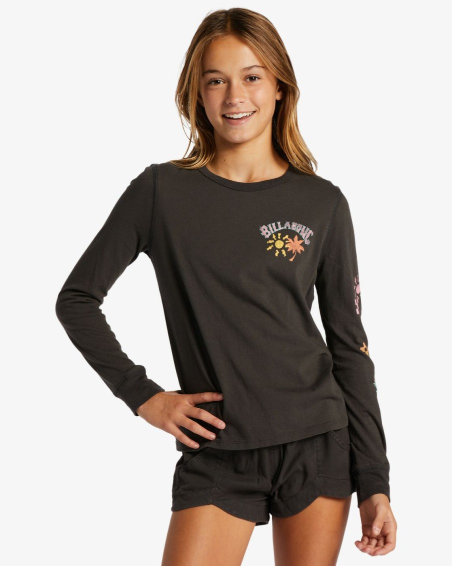 * Girls | Quality Guarantee Girl'S Sun Club T-Shirt Offblack