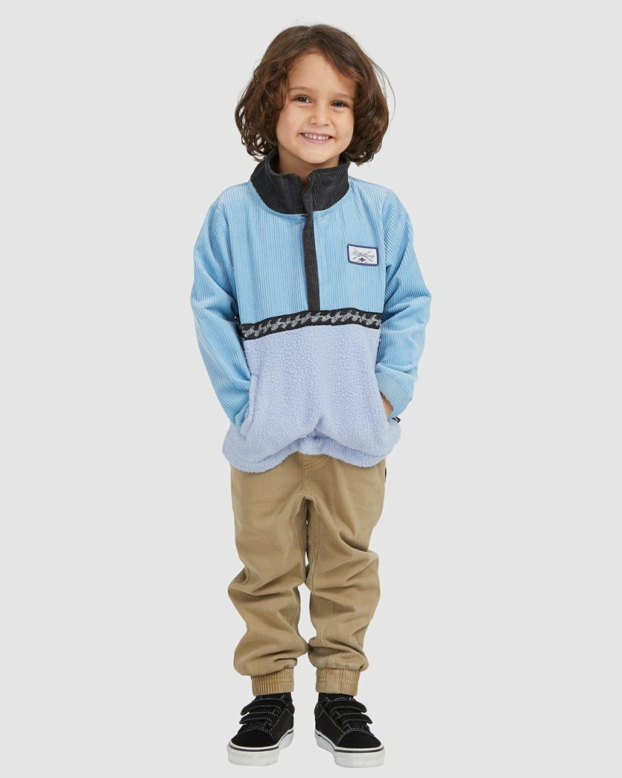 * Boys | Best-Selling Boy'S (2-7) Space Cow Half-Zip Pullover Dustyblue