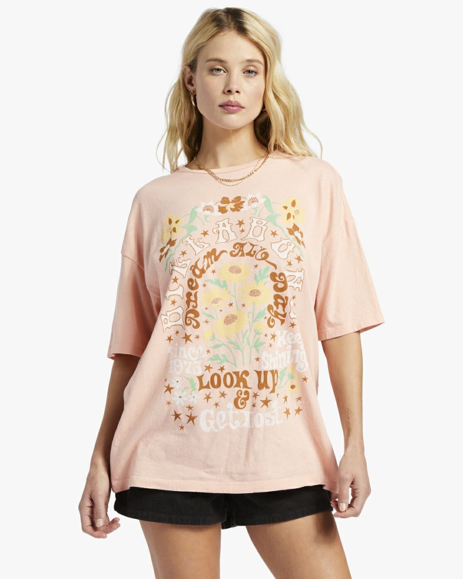 * Graphic Tees & Tanks | Bestsellers Look Up Oversized T-Shirt Softnpeachy