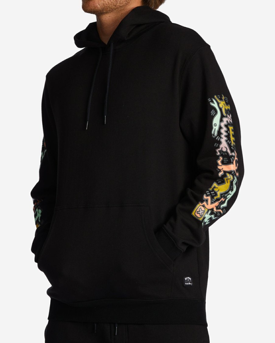 * Clothing | Excellent Quality Keith Haring Jam Hoodie Black