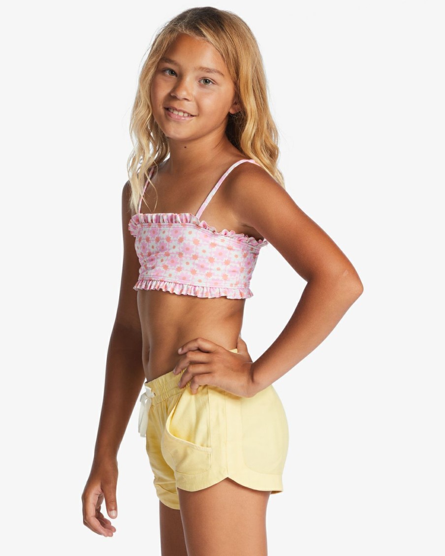 * Girls | Less Expensive Mad For You Elastic Waist Shorts