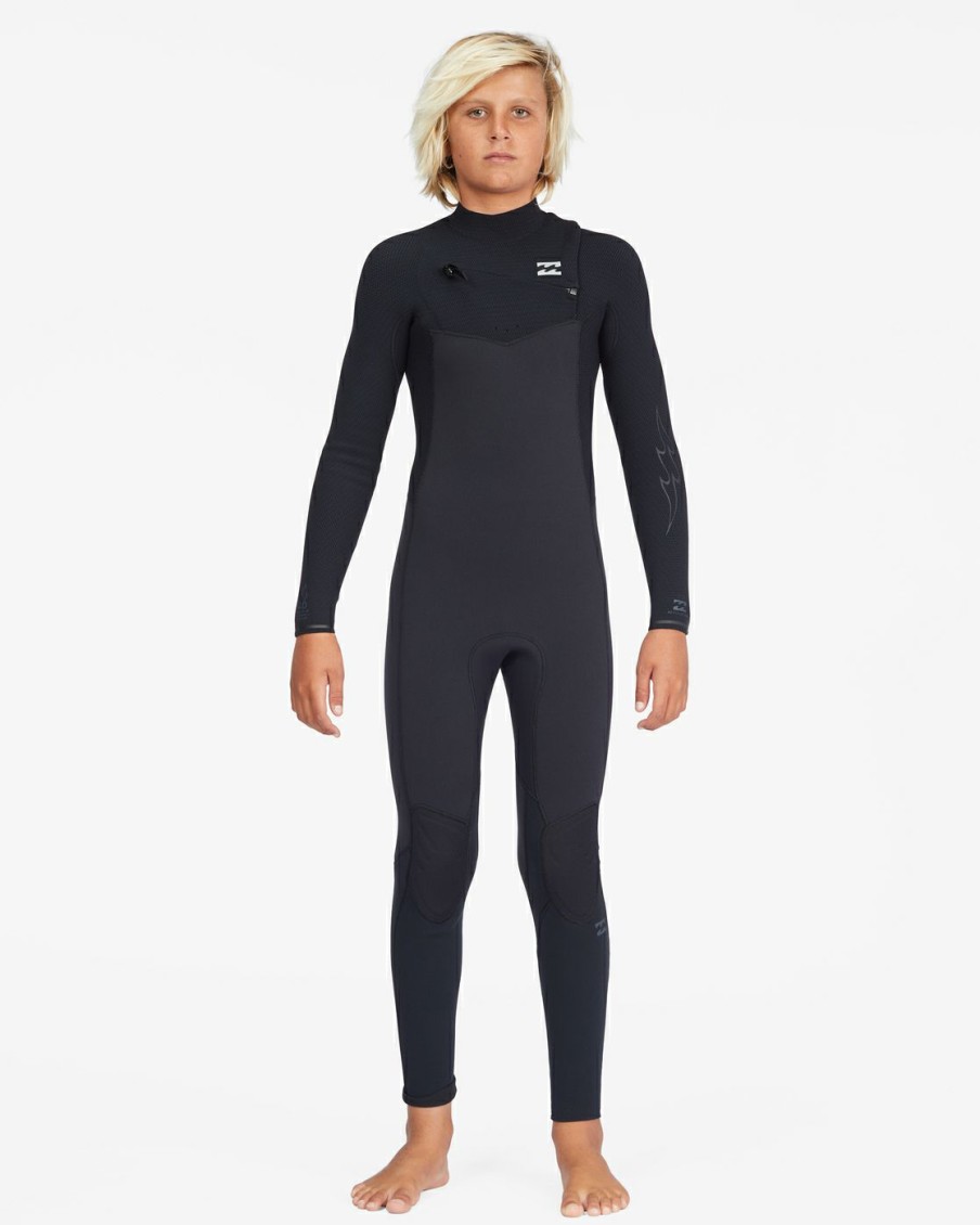 * Wetsuits | Bestsellers Boy'S 4/3 Revolution Chest Zip Full Wetsuit Black