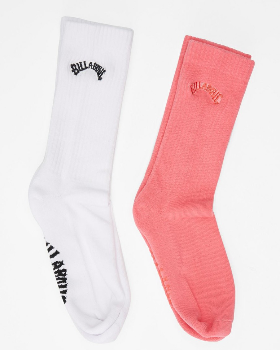 * Accessories | Best-Selling 2-Pack Sport Crew Socks Pink