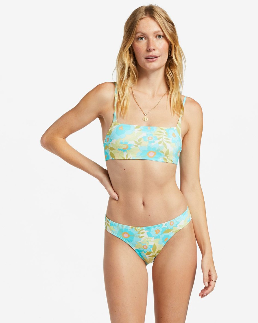 * Swim | Bestsellers Summer Sky Zoe Crop Bikini Top Multi