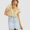 * Clothing | Discount Sale So Lucky Denim Mini Skirt Agedindigo