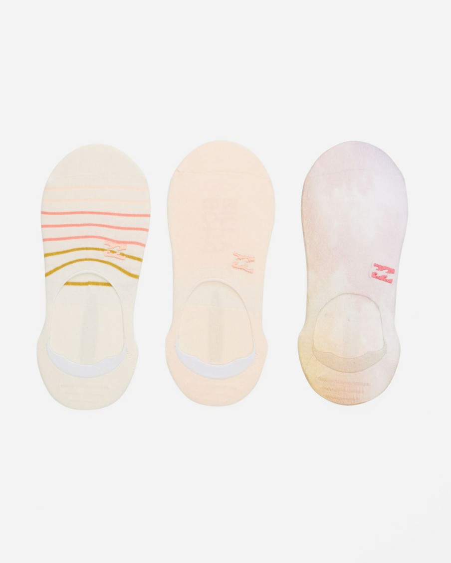 * Accessories | Bargain Sale 3-Pack Safari Nights Tie-Dyed No Show Socks Pink